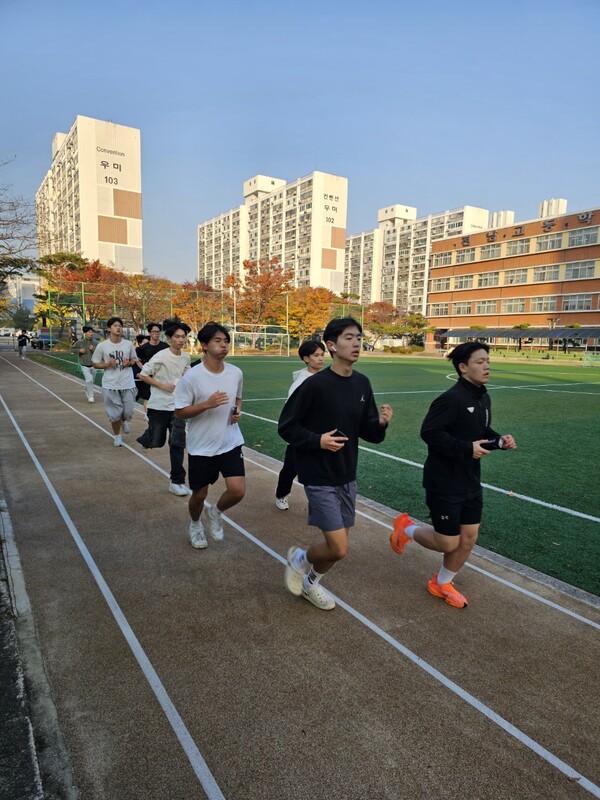 전남고, 11월 3주 프로그램 ‘러너스 클럽’ 운영 / 사진=광주광역시교육청