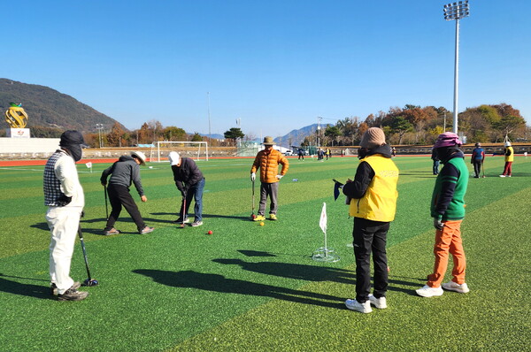 그라운드 골프대회 성황리에 개최 / 사진=순창군