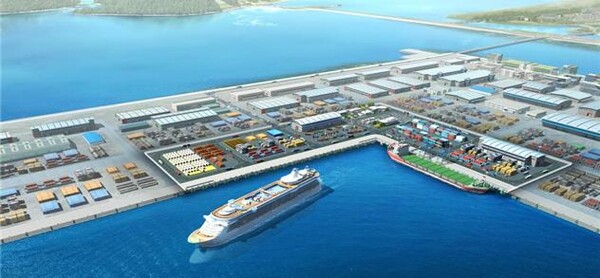 새만금 신항만 조감도 / 사진 = 전북특별자치도