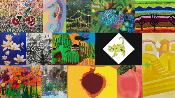 ‘Beautifully Happy 展’에 전시되는 발달장애 화가들의 작품 / 사진=동원홈푸드