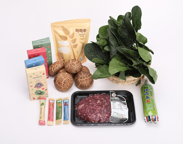 친환경농산물 꾸러미 지원사업(품목 예시) / 사진= 전라남도